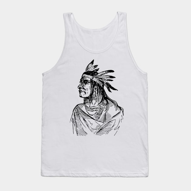 Indian chief Tank Top by D's Tee's
